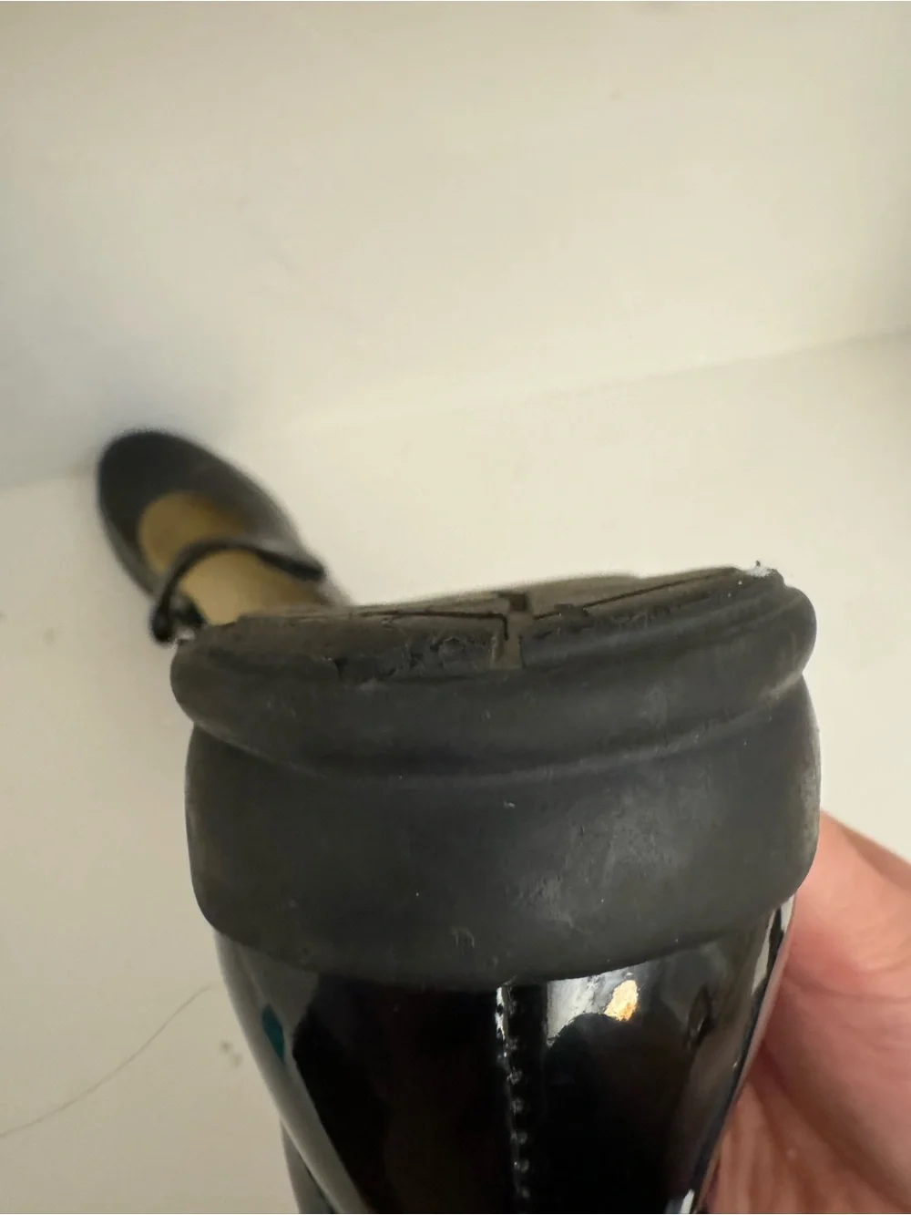 Naturino Girls Size 32 US Size 1.5 Black Patent Leather Mary Janes